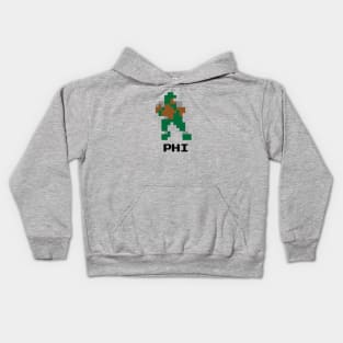 8-Bit Quarterback - Philadelphia (Throwbacks) Kids Hoodie